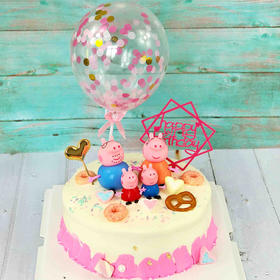 小猪佩奇-鲜果夹心蛋糕