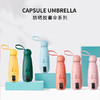 【手掌大小 超轻迷你 零透光 胶囊伞】五折太阳伞防紫外线防晒遮阳伞 商品缩略图0
