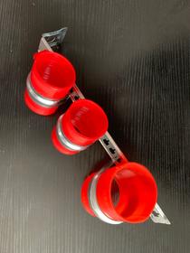 百兆超强不锈钢吊码L-300 含Φ50Φ50Φ63红护套 100套/件 商品代码93079