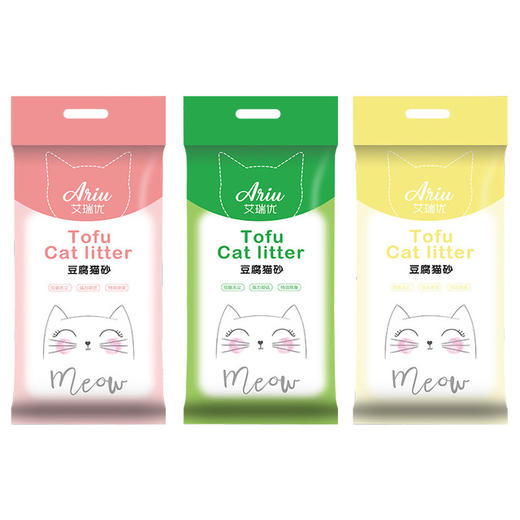 【厂家直销】豆腐猫砂无粉尘除臭可冲厕 6L/12L 多味可选 商品图4