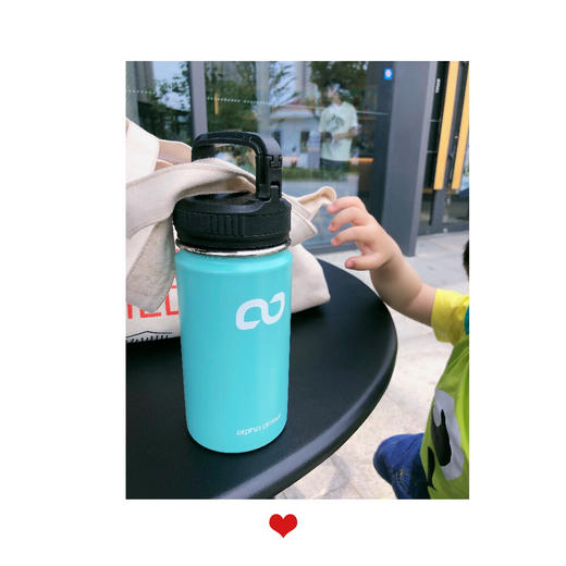 Alpha armur 304不锈钢运动水壶水杯。500毫升可以挂包上 商品图5