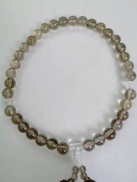 茶晶圆珠手持念珠串， 顺丰包邮