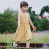 QZ LM19189 女童黄色/白色格子连衣裙 商品缩略图5