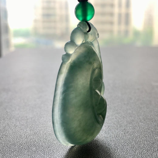 冰种晴水绿厚庄翡翠大如意 商品图7