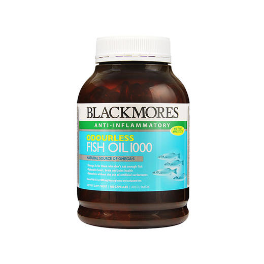 澳洲 Blackmores澳佳宝 无腥味深海鱼油胶囊 400粒 商品图0