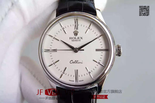 MKS劳力士切利尼系列50509。39毫米直径，包白金，蓝宝石镜面，头层牛皮，男士，不透底，一比一3132专用自动机械机芯。乱真。 商品图8