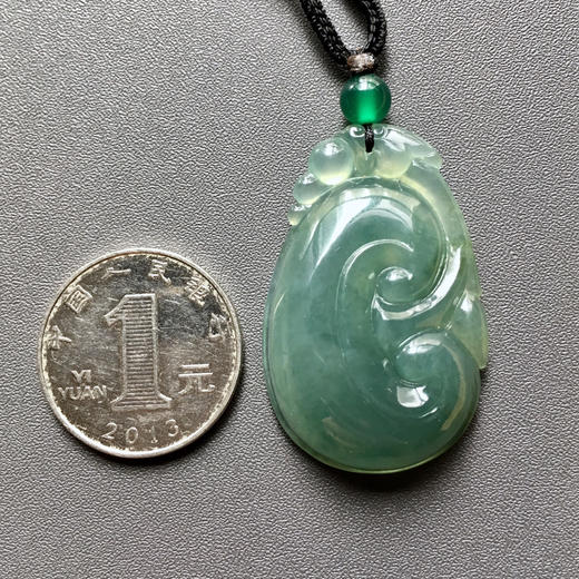 冰种晴水绿厚庄翡翠大如意 商品图3