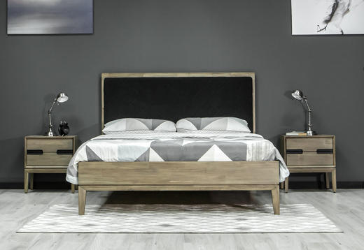 NS家居nsfurniture卧室 进口实木床NSBD-GIA B01KCN/NSBD-GIA B01QCN 商品图2