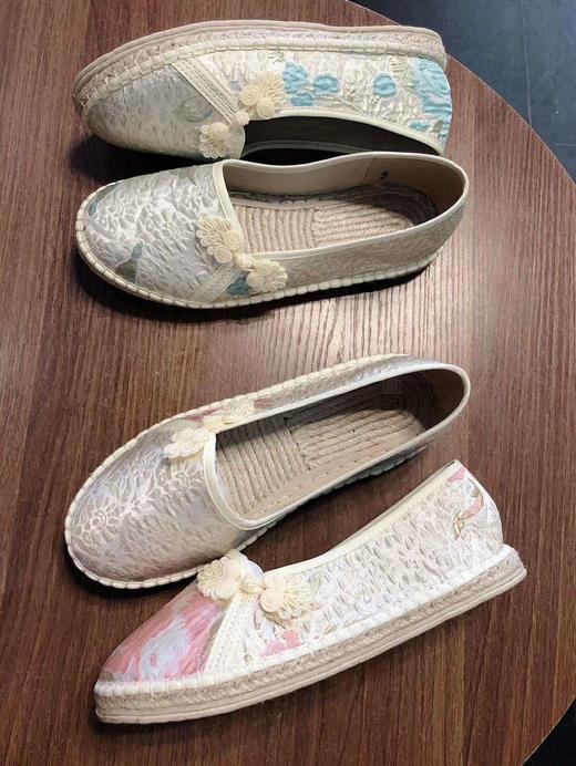 【买麻鞋，雅路人】防脚臭，春夏款手工千层底布鞋亚麻底民族风女鞋千层底布鞋女YQ-02 商品图3