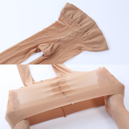 扁平丝防勾丝 T型裆 春夏天鹅绒薄款丝袜AM1602 商品图3