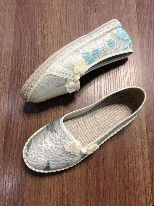 【买麻鞋，雅路人】防脚臭，春夏款手工千层底布鞋亚麻底民族风女鞋千层底布鞋女YQ-02 商品图2