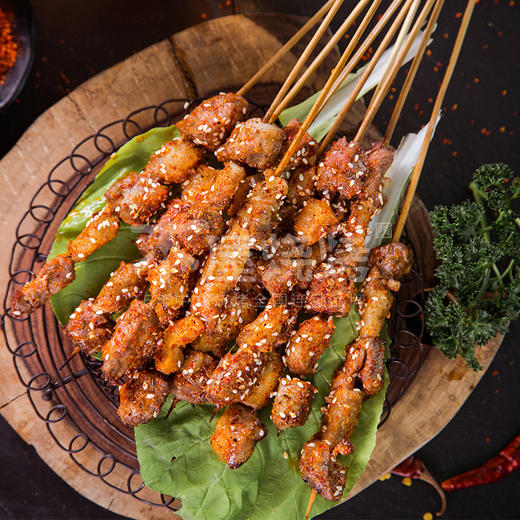 羊肉串10串烧烤食材半成品内蒙古草原羔羊