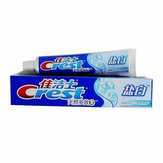【佳洁士】正品 佳洁士盐白牙膏90g Crest/佳洁士 天然多效盐白牙膏 商品图0