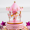粉色渐变旋转小木马“原味戚风奶油水果蛋糕”0860 商品缩略图2