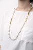 MONSHIRO 金珠造型装饰长款珍珠项链 商品缩略图1