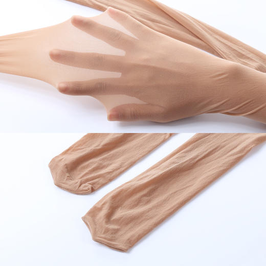 扁平丝防勾丝 T型裆 春夏天鹅绒薄款丝袜AM1602 商品图4