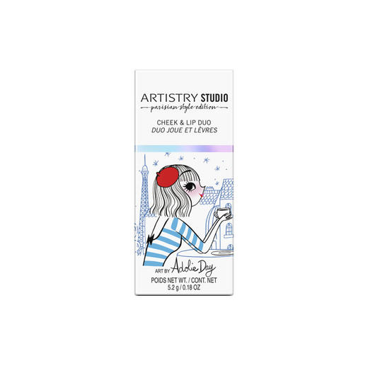 雅姿怦怦双色唇颊棒/唇妆腮红/自然哑光双色/上妆轻便/手指随心涂抹 商品图3