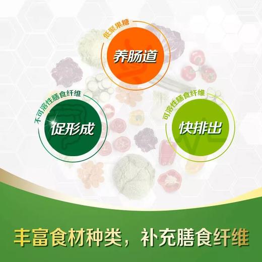 纽崔莱果蔬高纤咀嚼片/润肠通便/平衡菌群/量多质优/添加低聚果糖 商品图4