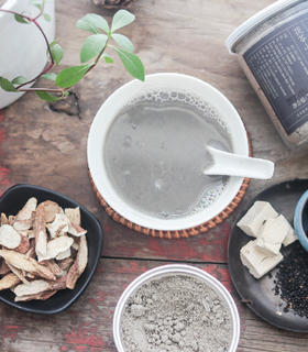 茯苓山药粉 | 口感香醇微甜。焦作产区怀山药。茯苓红枣黑芝麻磨粉配比。