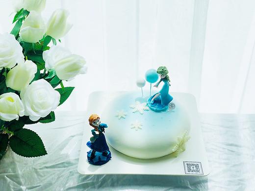 爱莎公主-冰雪奇缘慕斯蛋糕 商品图0