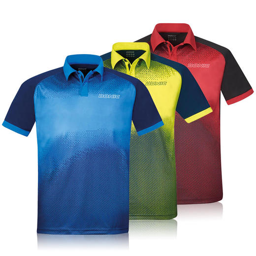 donic多尼克83691 翻领 乒乓球服 短袖 t恤 上衣 国球汇