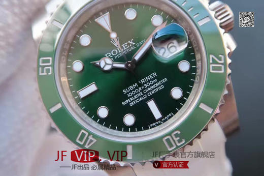 N劳力士SUB潜航者系列116610LV翠绿版绿水鬼绿鬼翠绿版 胶带款（送一副原装钢带），2836/改装3135/原版3135三种自动机械机 商品图4