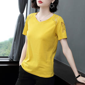 YH -662335 t恤女短袖宽松女士体恤新款2019