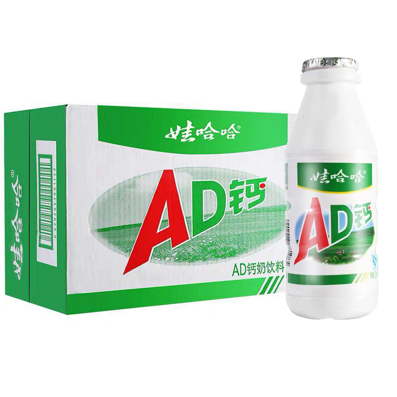 娃哈哈 AD钙奶 220g*4瓶/板