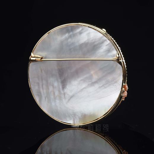 【月圆时分】田园珊瑚贝壳胸针SH1901056 商品图3