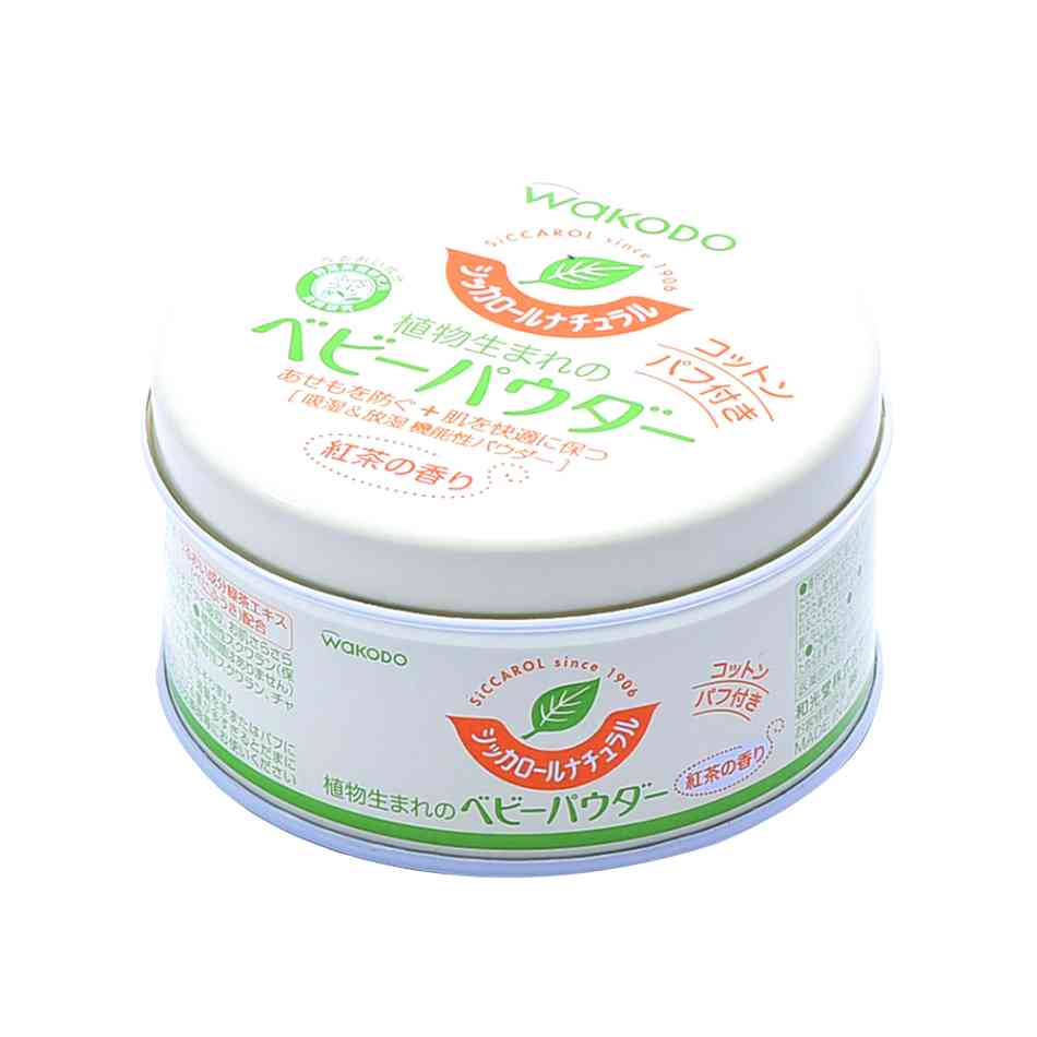 【干爽夏日，不长痱子】WAKODO 和光堂||植物爽身粉||120g