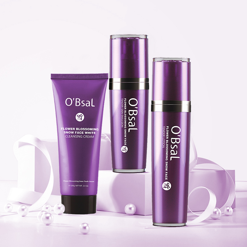 欧贝雪O’Bsal 花漾雪颜 光耀礼盒 水乳洁三件套