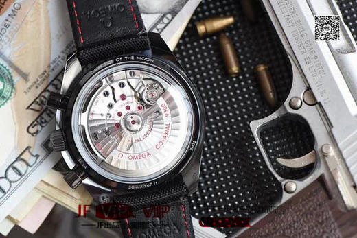 OM厂：新力作  出击 魔力诱惑 神秘魅力 月之暗面 续写传奇 延续om自主研发自制9300机芯3点盘为【12小时】和【60分钟】累积计时盘 商品图6