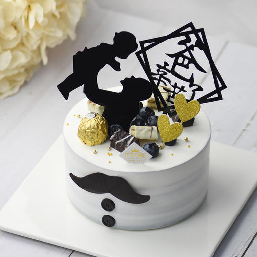 【感恩父爱】动物奶油，新鲜水果，原味蛋糕胚；感谢您辛勤的付出和无私的关爱~ 商品图0