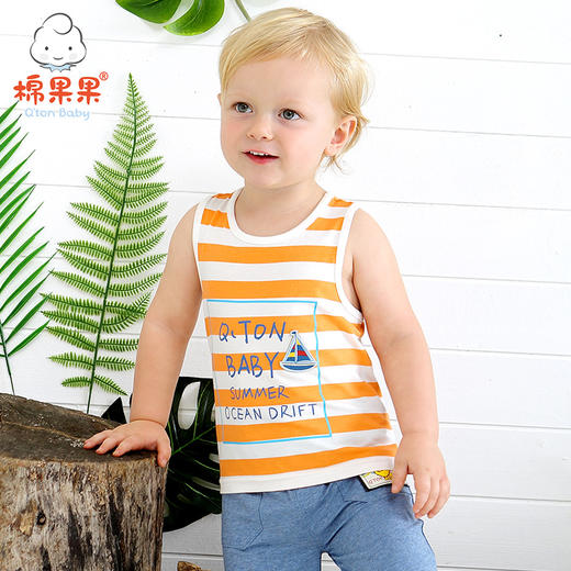 棉果果夏季男童背心M212170218290 商品图2
