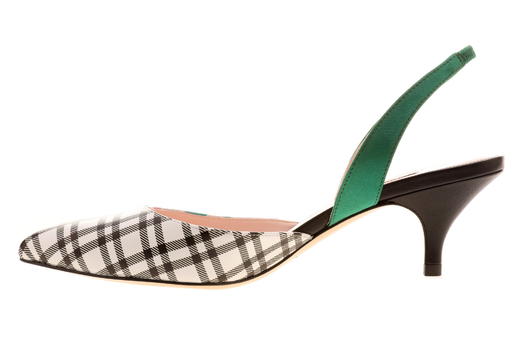 纽约时装周 任容萱同款 sheme 女士纽约时装周走秀款《俏皮熊猫》点点细跟单鞋 彩色 商品图3