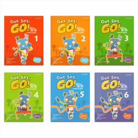 牛津幼儿英语教材 Oxford get set go 1/2/3/4/5/6级英式发音点读