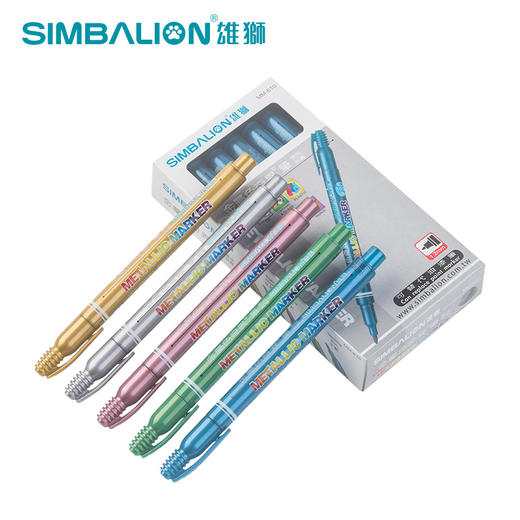 台湾雄狮金属奇异笔 记号笔 油漆笔 装饰笔 相册笔 MM-610 DIY笔 商品图1