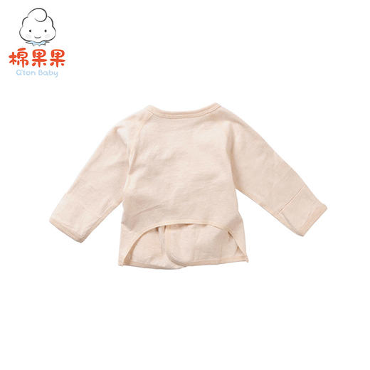 棉果果夏季新疆彩棉男童女童长袖半背衣家居上装M201110118202 商品图1