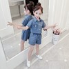 RMTT-XHM1107新款夏装时髦洋气韩版女童休闲牛仔两件套 TZW 商品缩略图3