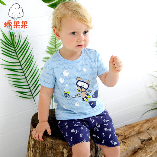 棉果果夏季 男童中裤短裤M212202218262 商品图3