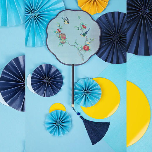 【宫里团扇】十二花神 风雅花饰团扇 多款可选 商品图9