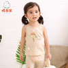 棉果果夏季新疆彩棉男童女童背心M201170118205 商品缩略图3
