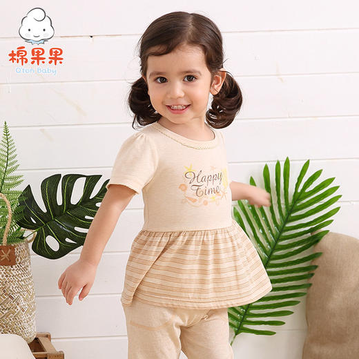 棉果果夏季女童套头T恤M221140118208 商品图4