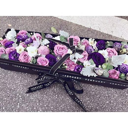 《迷情仙境》紫色系长花盒 商品图0