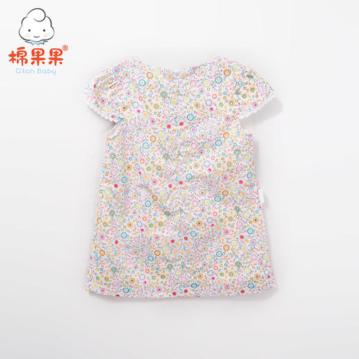 棉果果夏季女童短袖连衣裙M222701218307 商品图1