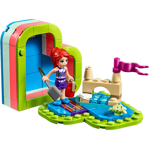 lego乐高好朋友系列女孩积木玩具 米娅的夏日藏宝盒41388 2019年6月