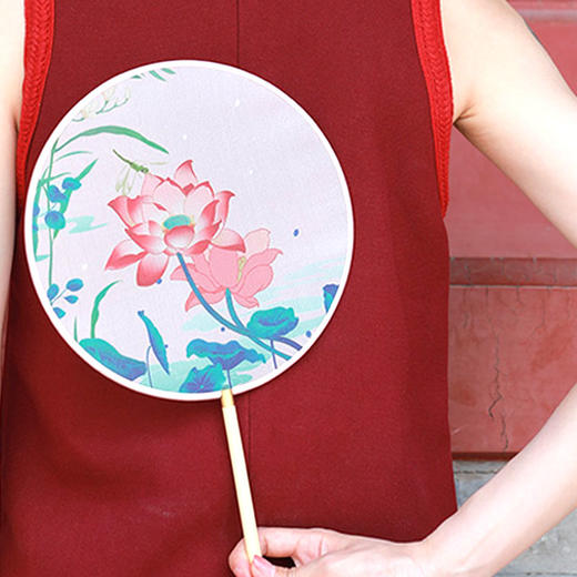 【宫里团扇】十二花神 风雅花饰团扇 多款可选 商品图8