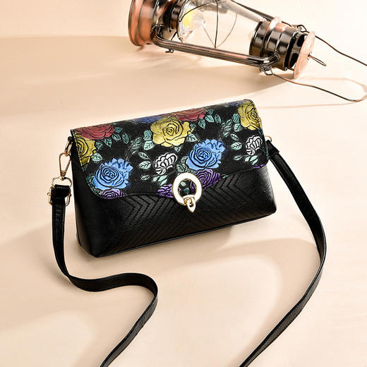 ZM-185-1新款女士斜挎单肩包印花小方包 XCX 商品图0