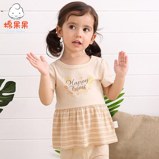 棉果果夏季女童套头T恤M221140118208 商品图0