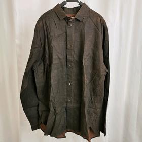 CHUANG QU 泥染无口袋衬衫 757403011063-611